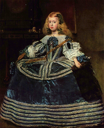 Infanta Margarita Teresa in a Blue Dress Diego Velazquez
